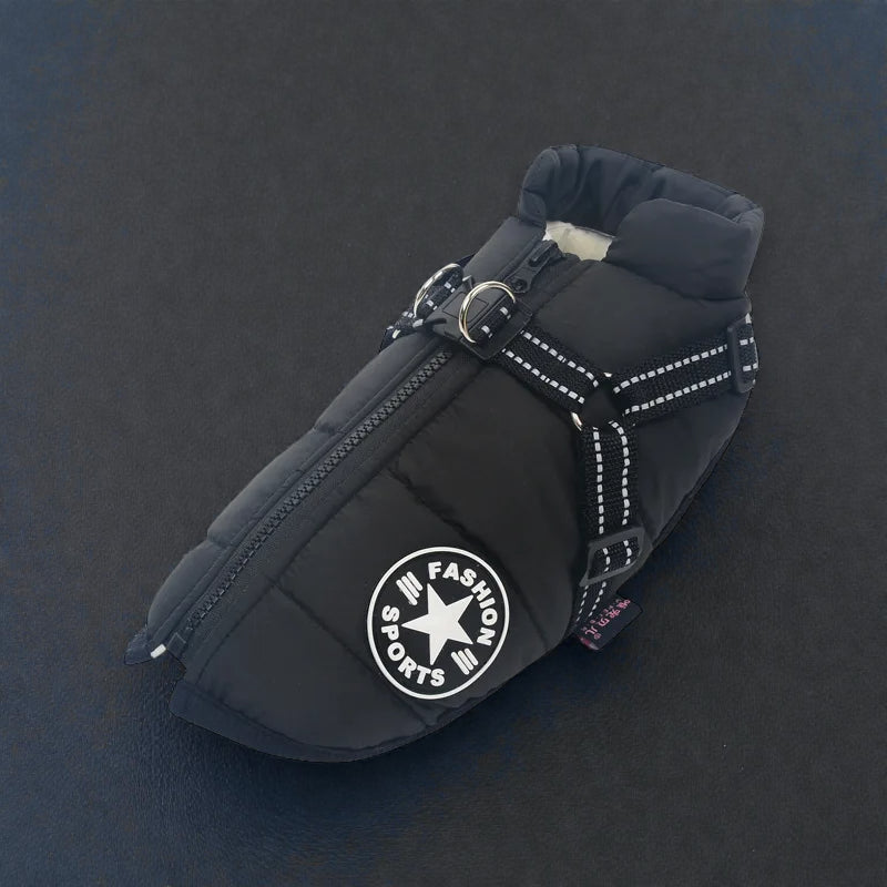 Waterproof Winter Coat with Integrated Harness