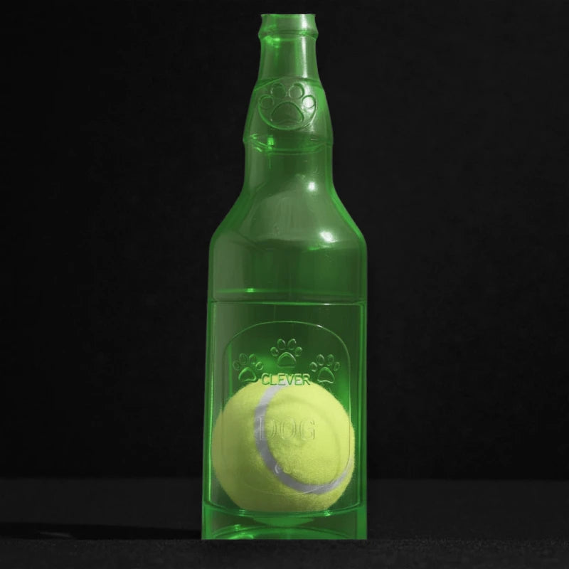 Bottle and Tennis Ball