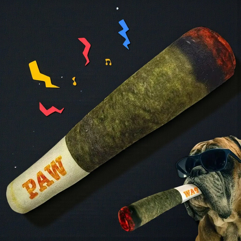 Plush Cigar with Squeaker