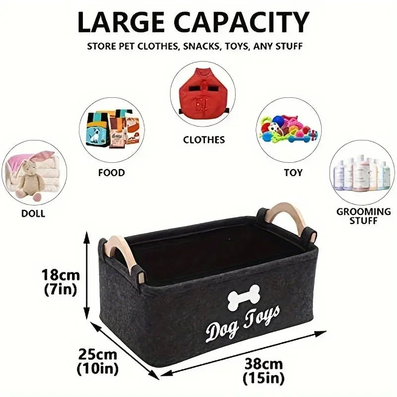 Pet Toy Basket
