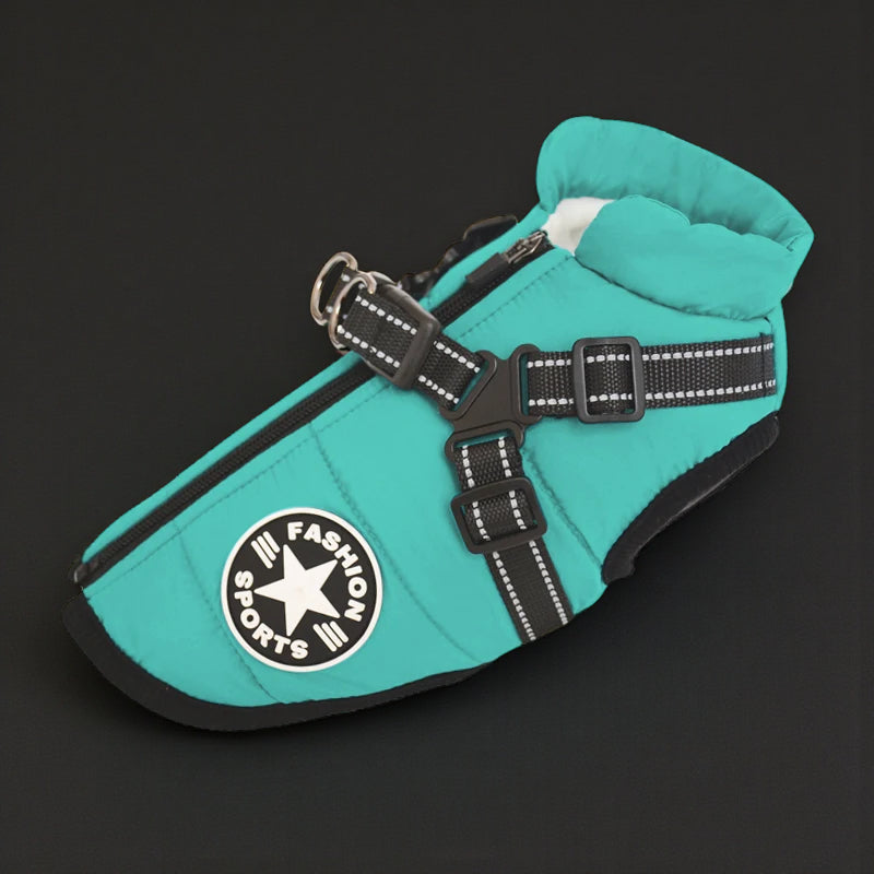 Waterproof Winter Coat with Integrated Harness