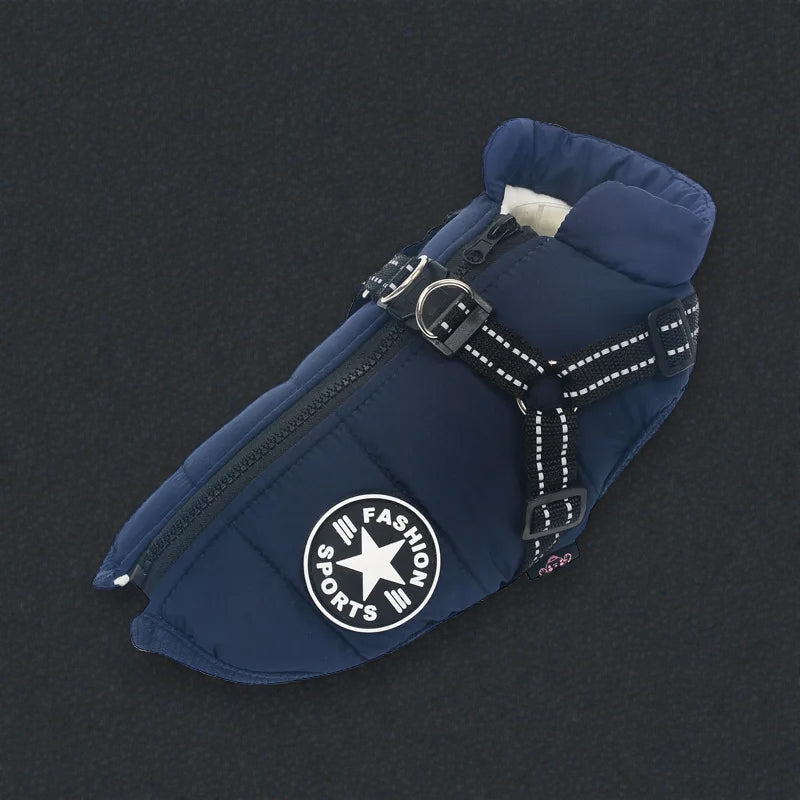 Waterproof Winter Coat with Integrated Harness