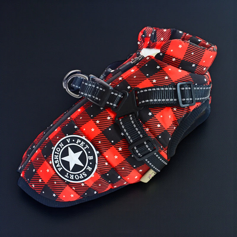 Waterproof Winter Coat with Integrated Harness