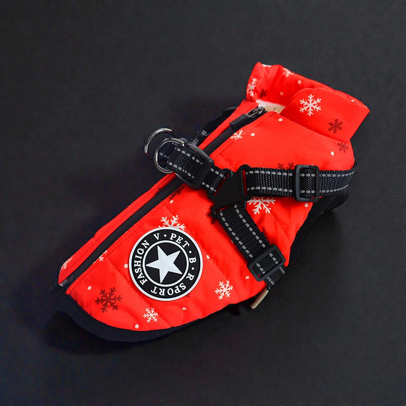 Waterproof Winter Coat with Integrated Harness