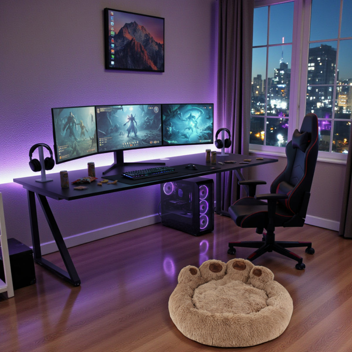 Soft Dog &amp; Cat Basket and Bed